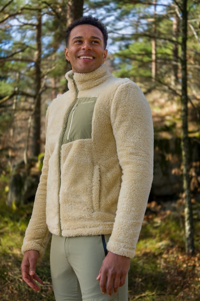 Varnes fleecejakke Beige Herre - 1