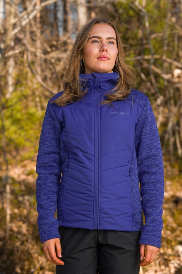 Stave resirkulert hybridjakke Blue Dame - 1