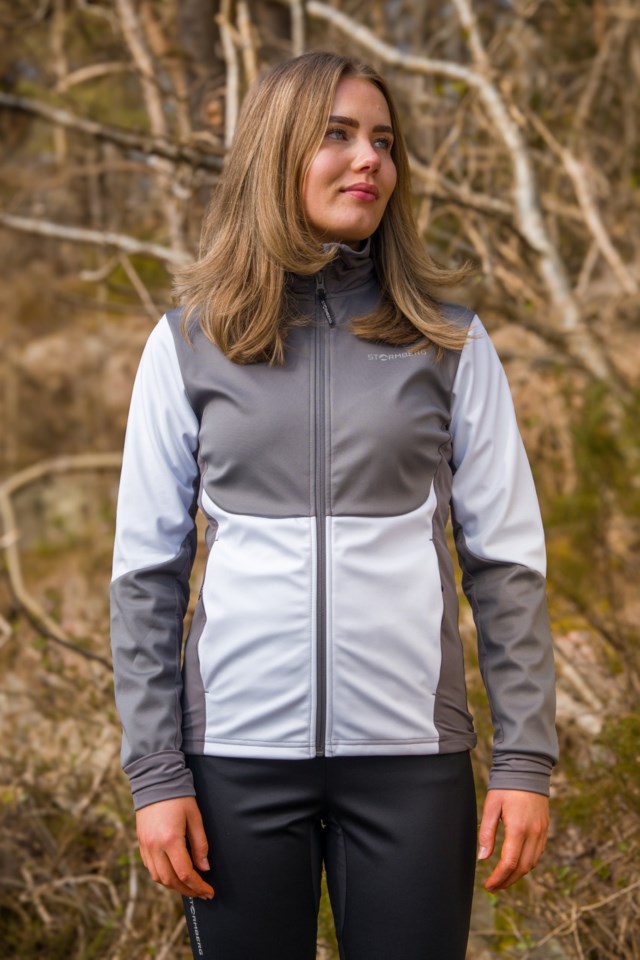Kollen softshelljakke White|Grey Dame - 1