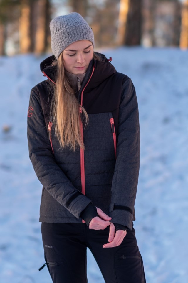 Brekstad vattert jakke Black|Pink Dame - 1