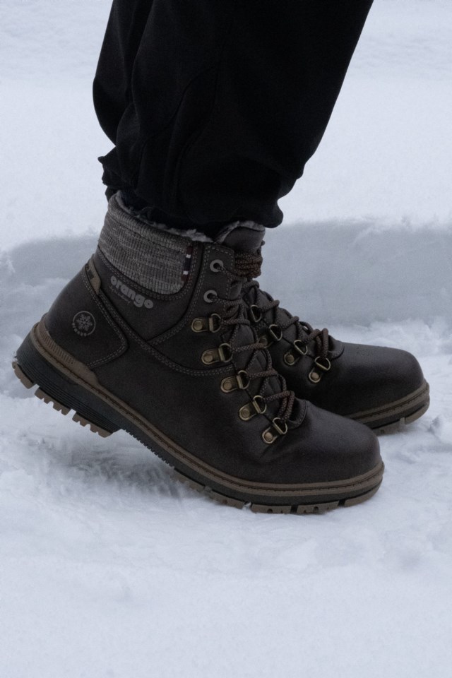Bortelid fôret boots dark brown - 1