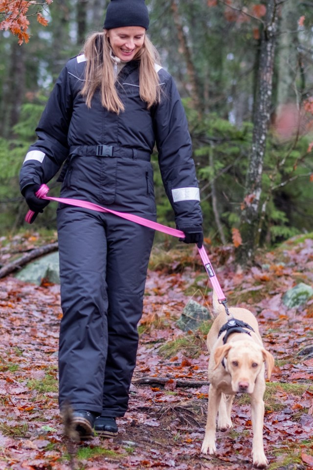 Alcott adventure leash stor Rosa - 1
