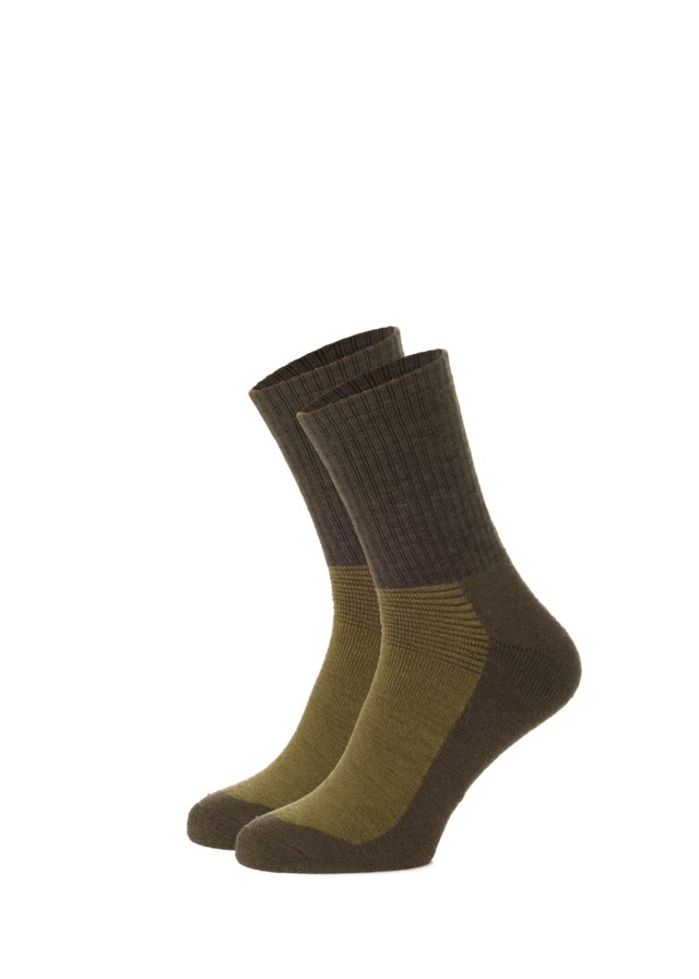 Fjelltopp ullfrottésokk Green Unisex - 1