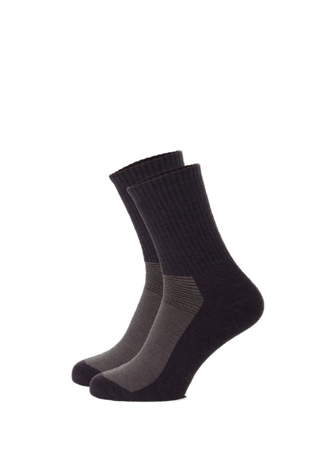 Fjelltopp ullfrottésokk Grey Dame - 1