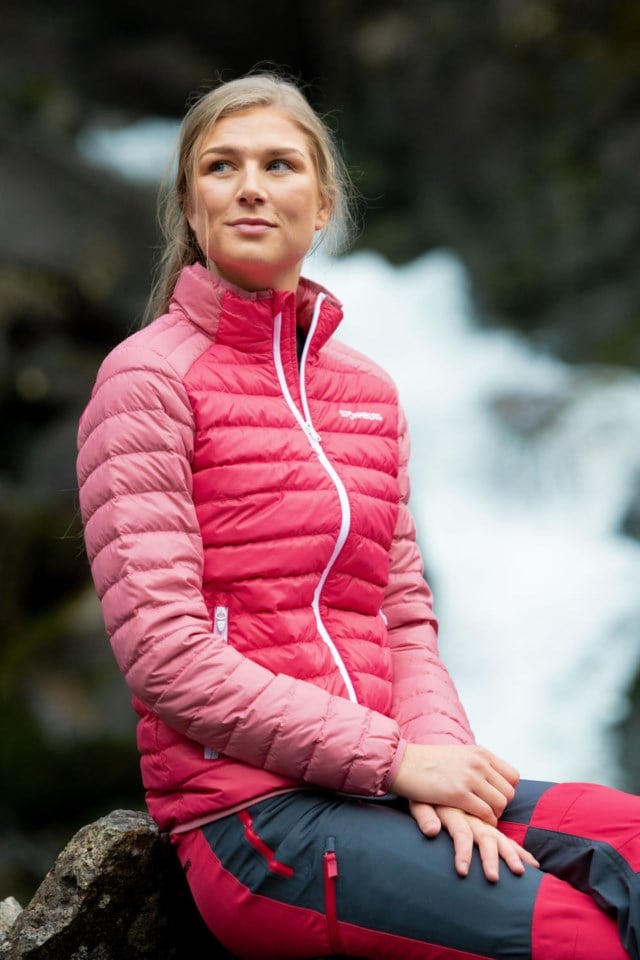 Stavdalen dunjakke Pink Dame - 1
