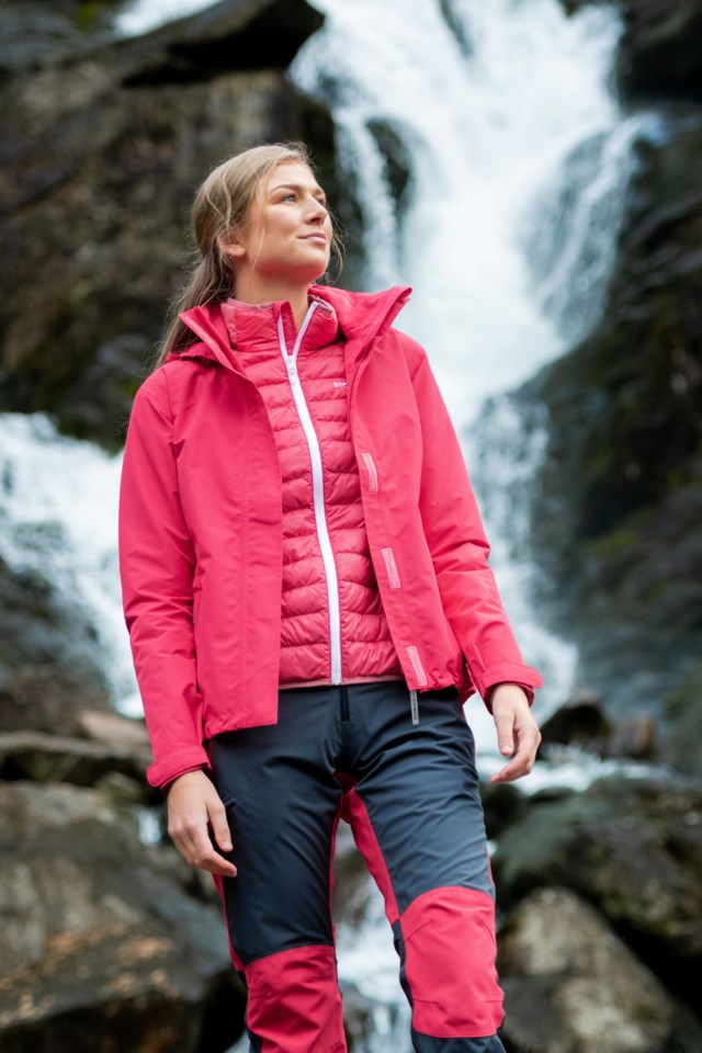 Skrelia resirkulert skalljakke Pink Dame - 1