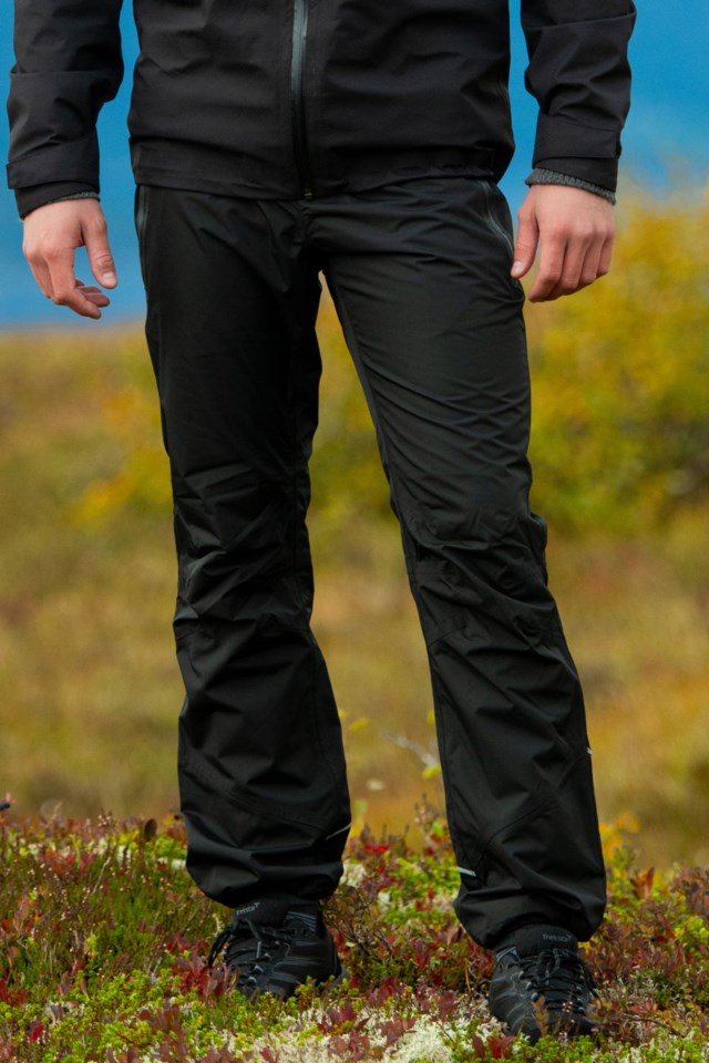 Verberget resirkulert skallbukse Jet Black - 1