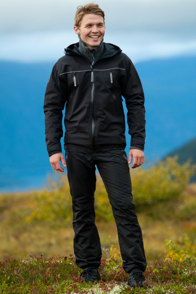 Verberget resirkulert skallbukse Jet Black - 1