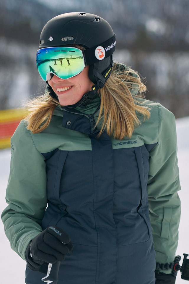 Hovden vattert jakke Black|Green Dame - 1