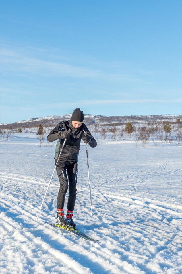 Mylla softshelltights barn 8-14 Black Barn - 1