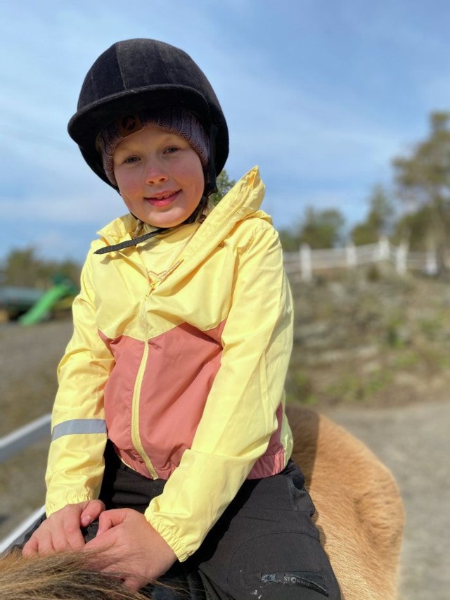 Vindfjell jakke barn 1-7 Yellow Barn - 1