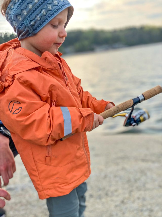 Froland skalljakke barn 1-7 Orange Barn - 1