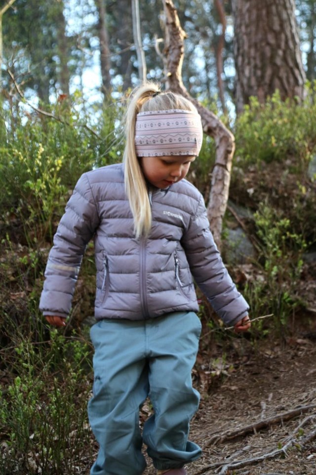 Folgefonna dunjakke barn 1-7 Grey Barn - 1