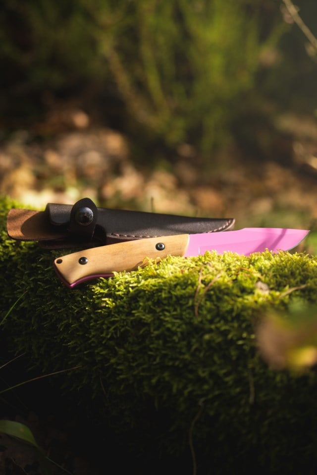 Bygland turkniv 10 cm Pink Turutstyr - 1