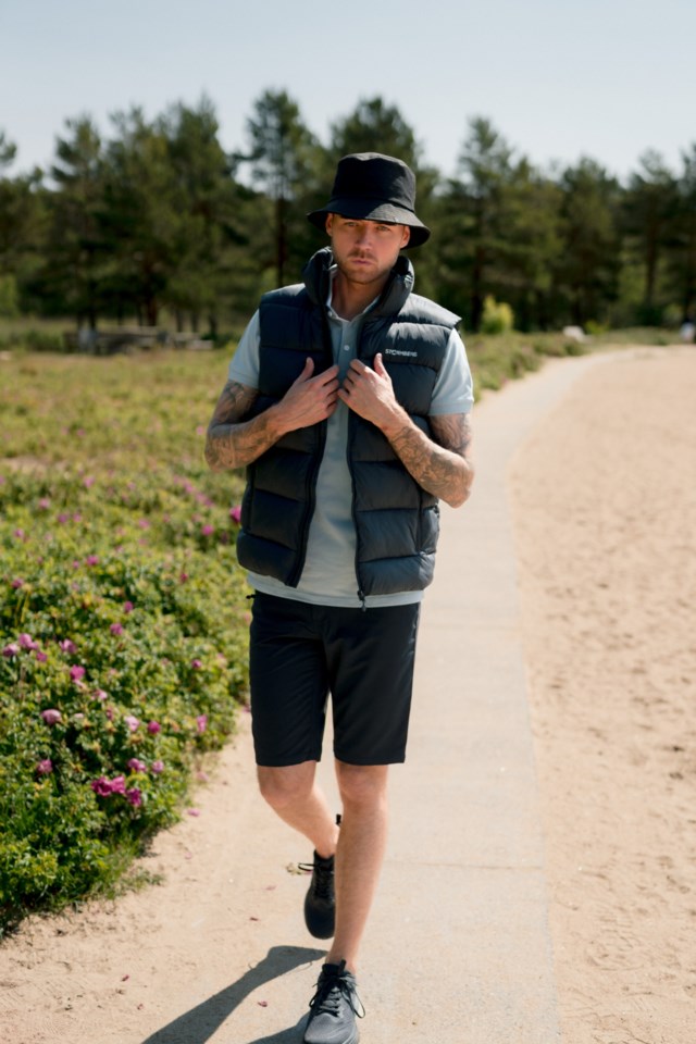 Frostli vattert vest Jet Black - 1