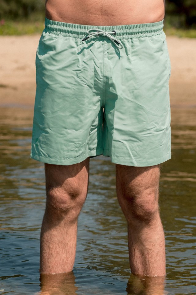 Paradisbukta badeshorts Green Herre - 1