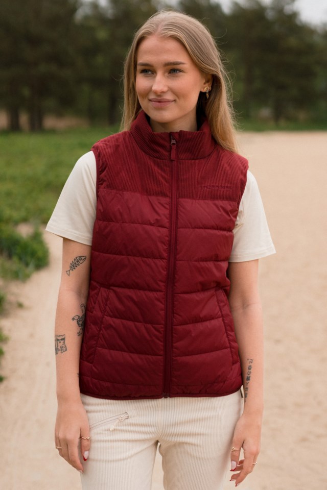Nordseter vattert cord turvest Ruby Wine - 1