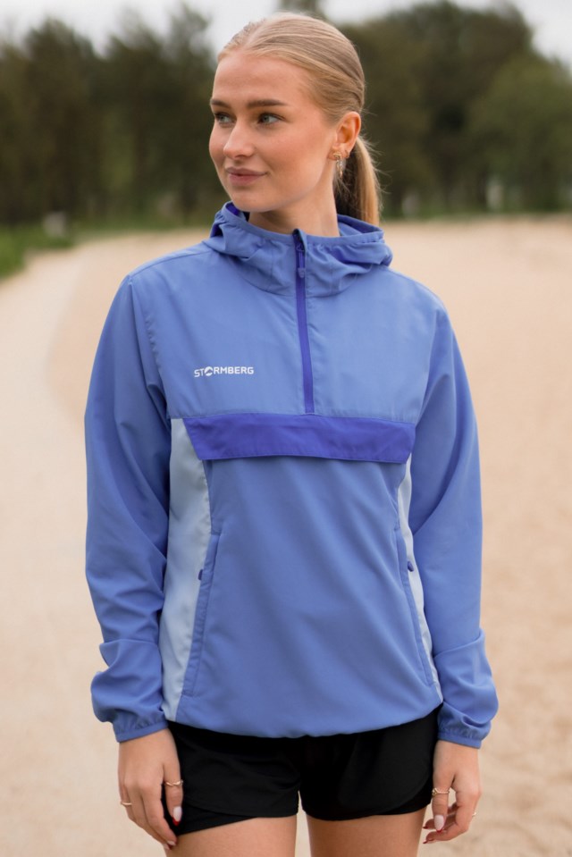 Vindestad packable anorakk Ultramarine / Dutch Canal - 1