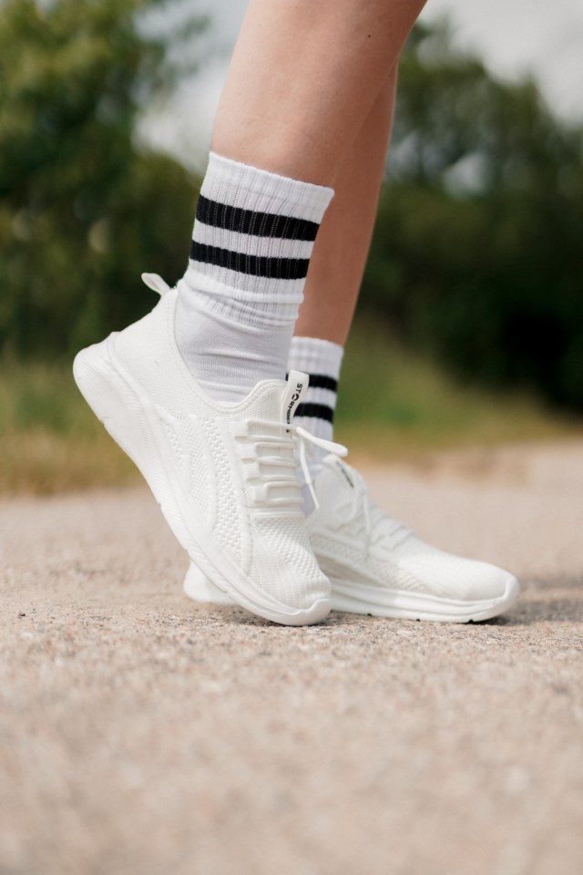 Flisa sneaker White Dame - 1