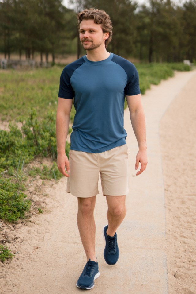 Havsand cord turshorts Oyster Gray - 1