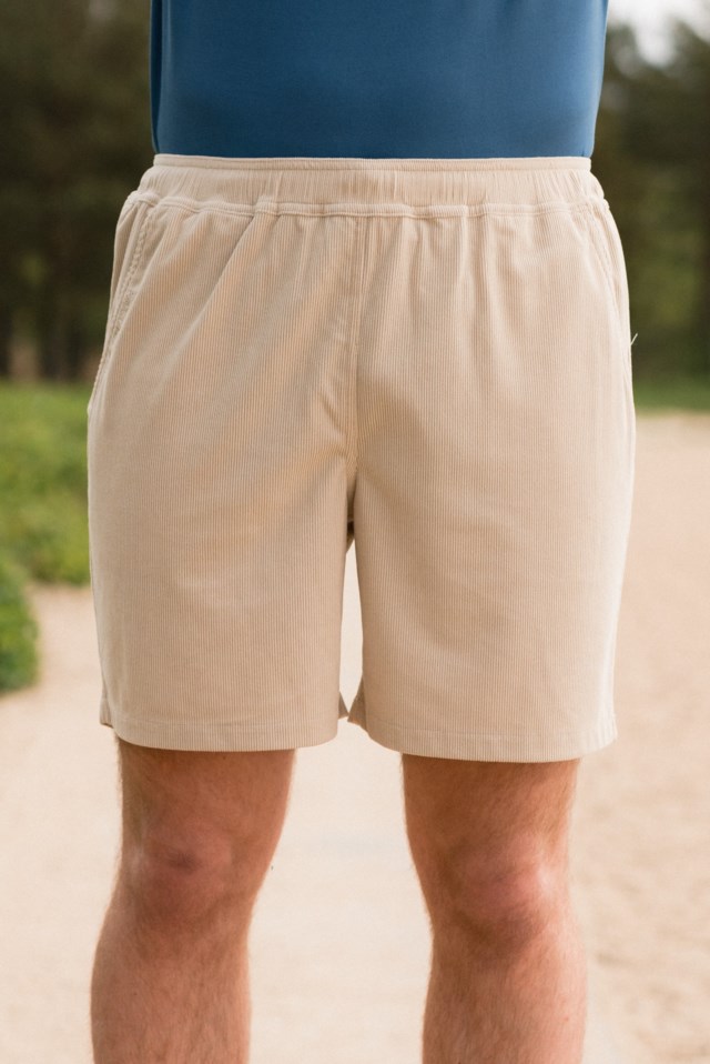 Havsand cord turshorts Oyster Gray - 1