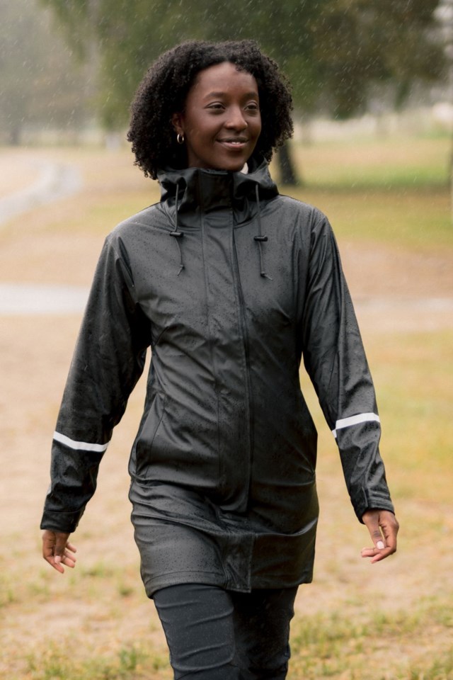 Båtsfjord regnkåpe Black Dame - 1