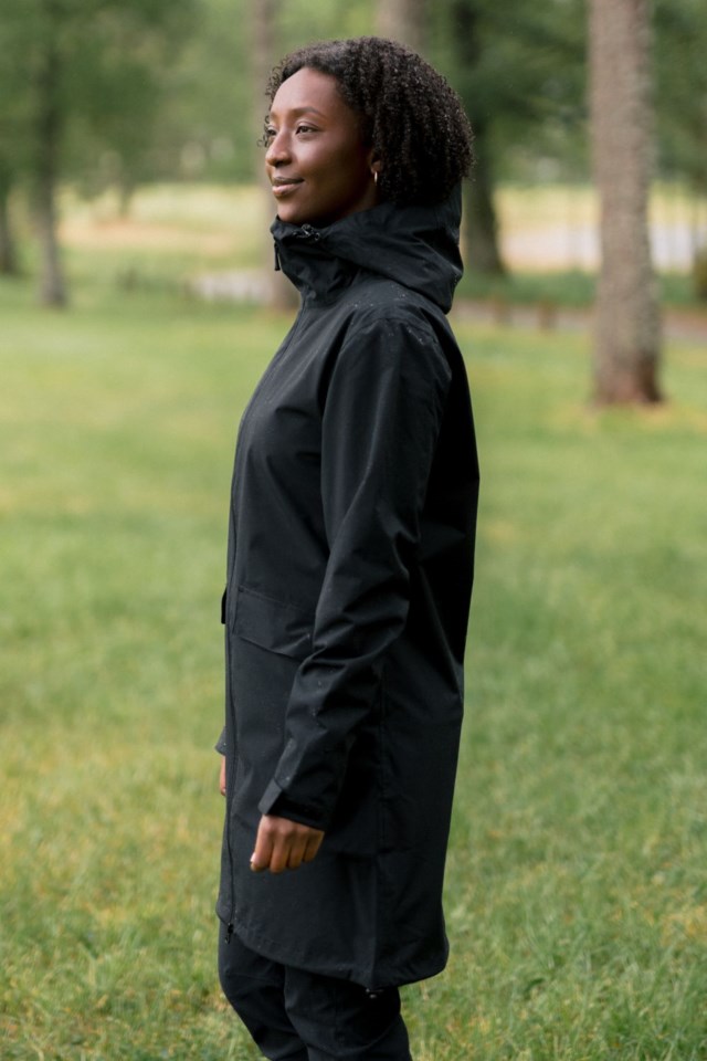 Fjørland lettvekts skallparkas Black Dame - 1