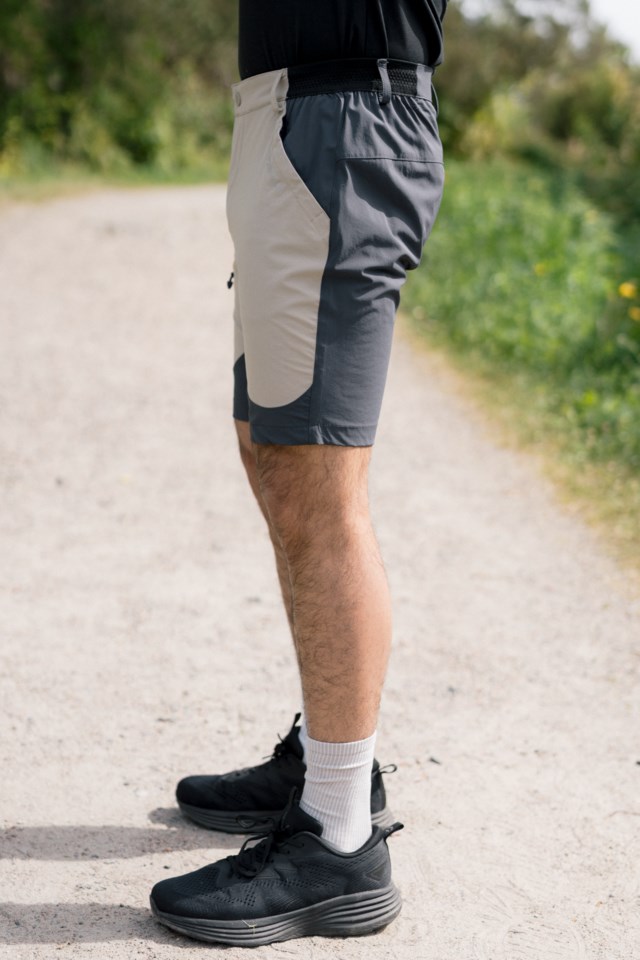 Fjelldalen turshorts Grey|Beige Herre - 1