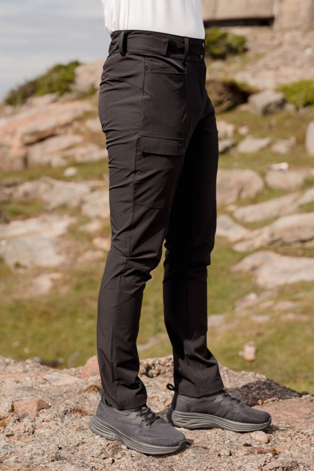 Husedalen stretch turbukse Jet Black - 1