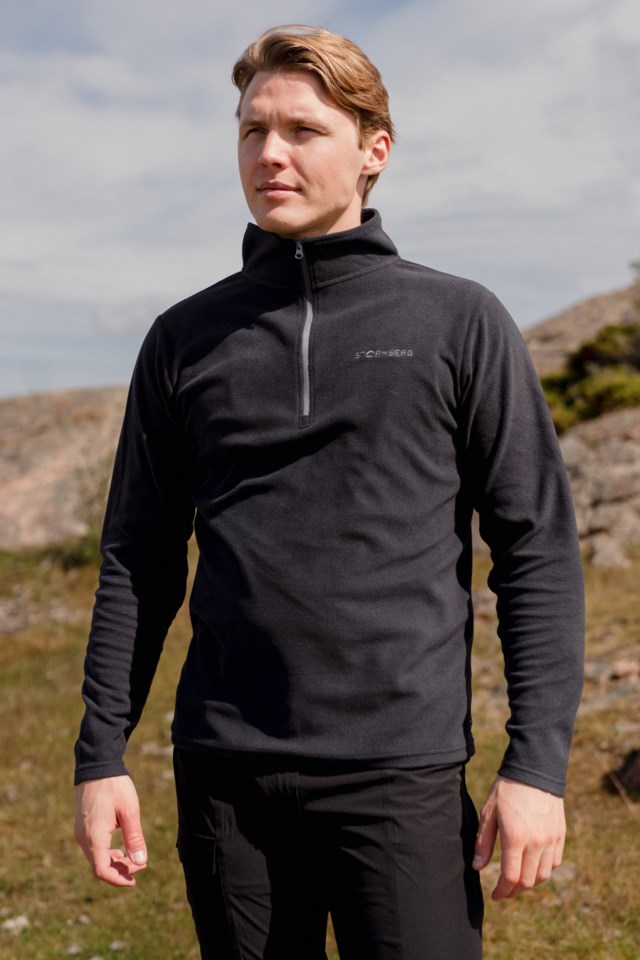 Marka fleecegenser Jet Black - 1