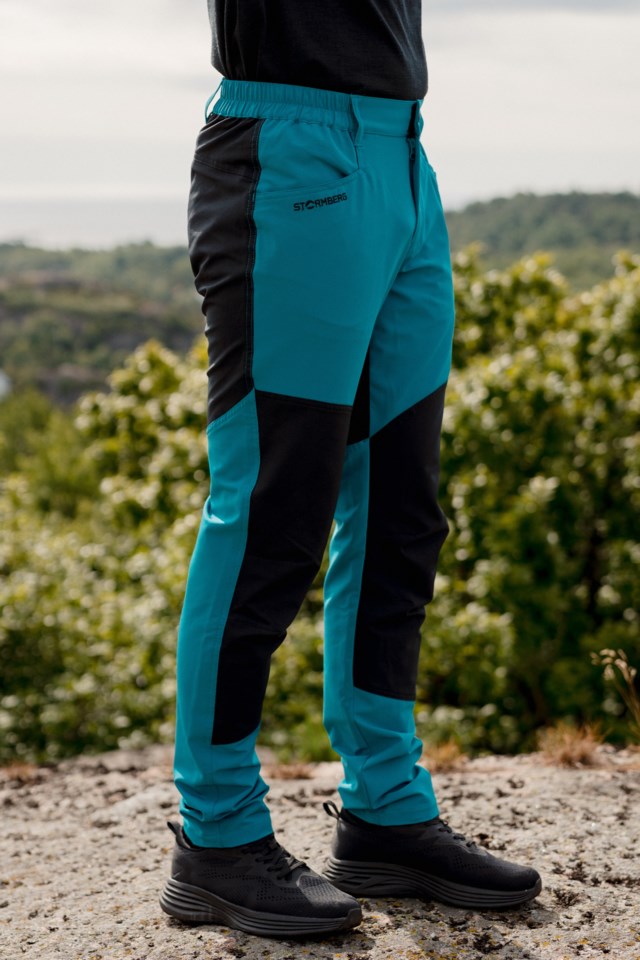 Fjellmyra turbukse Jet Black / Harbor Blue - 1