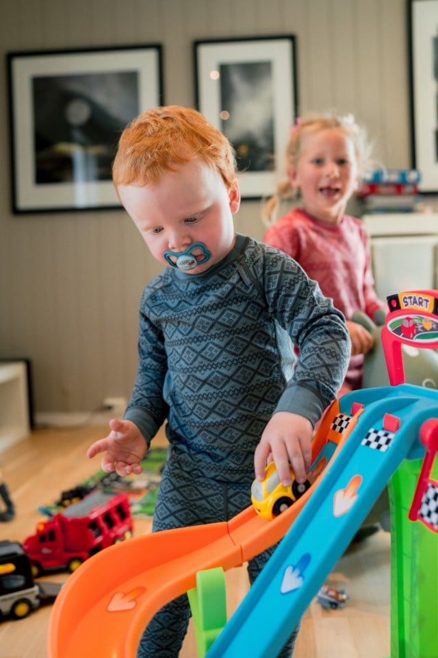 Voss 2-lags ulltrøye barn 1-7 Blue Barn - 1