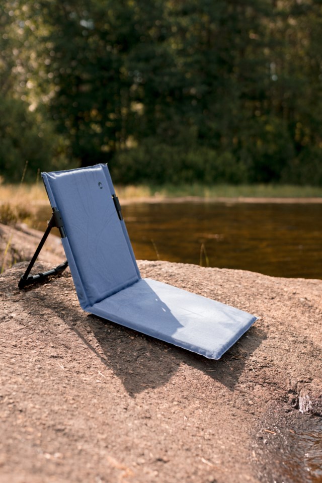 Mykland sammenleggbar turstol Bijou Blue/ Ebony - 1