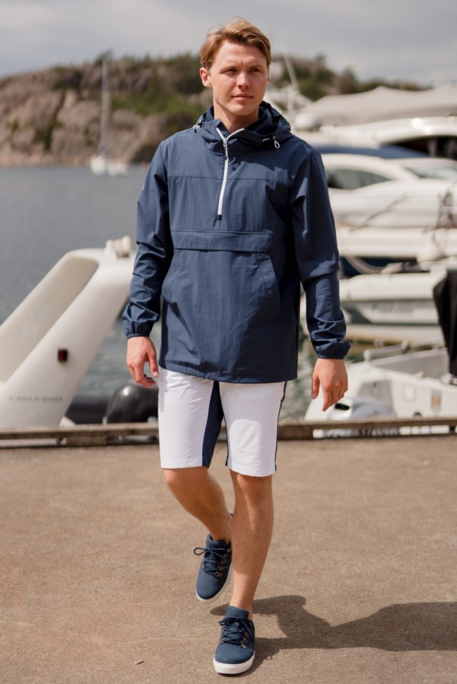 Solastranda anorakk Dress Blues/ Bright White - 1