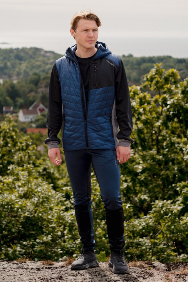 Vettakollen hybridjakke Dress Blues / Caviar - 1