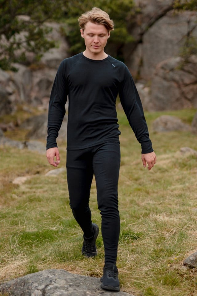 Skogsti superundertøysett Black Herre - 1