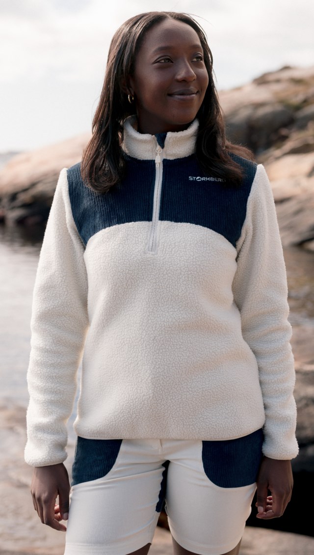 Lifjell Half Zip fleecegenser Turtledove - 1