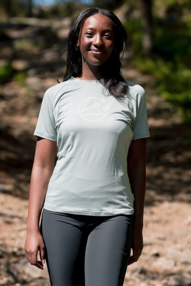 Flaamsdalen t-skjorte Turquoise Dame - 1