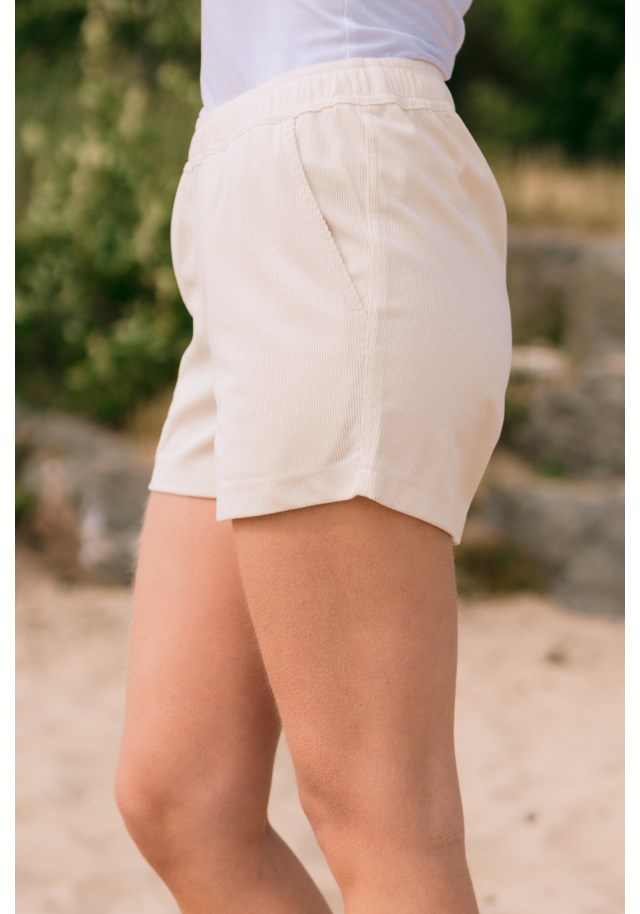 Havsand cord kort shorts