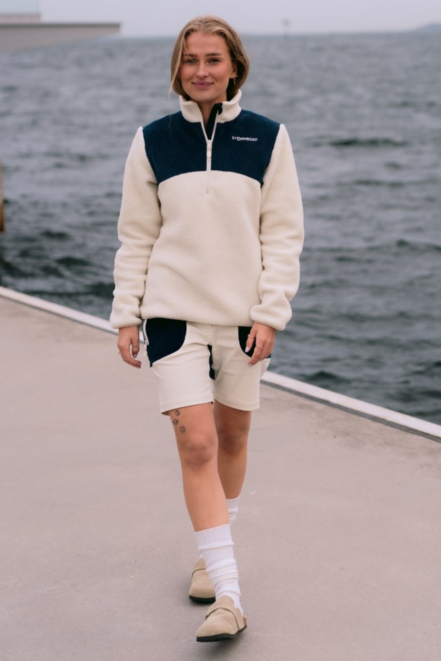 Lifjell Half Zip fleecegenser Turtledove - 1