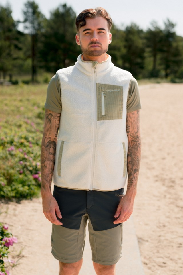 Porsanger sherpavest Beige Herre - 1