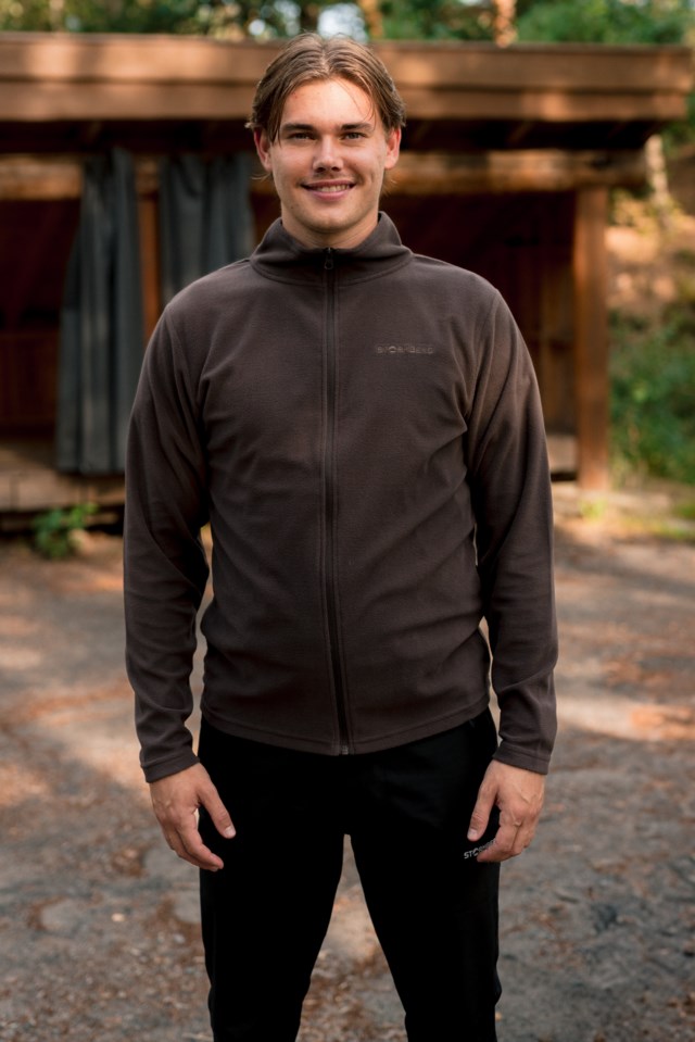 Marka fleecejakke Brown Herre - 1