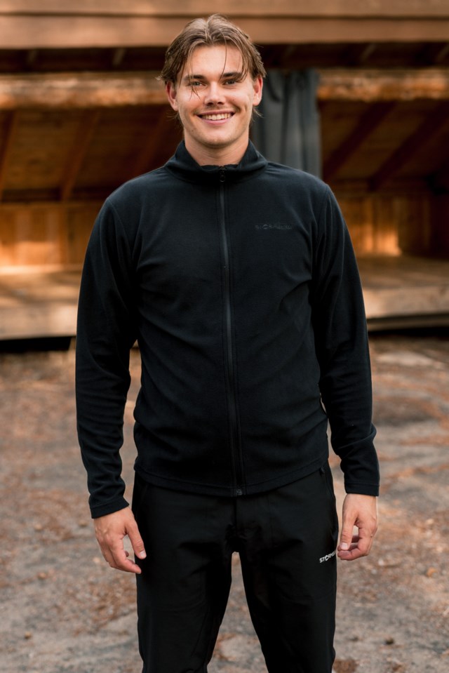 Marka fleecejakke Jet Black - 1