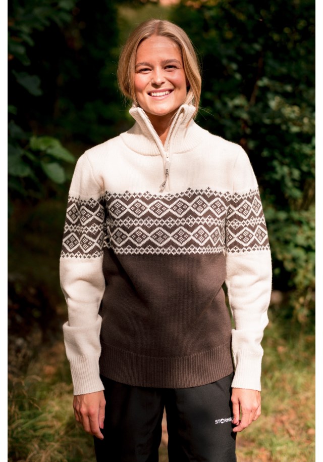 stormberg Hardanger Half Zip ullgenser dame