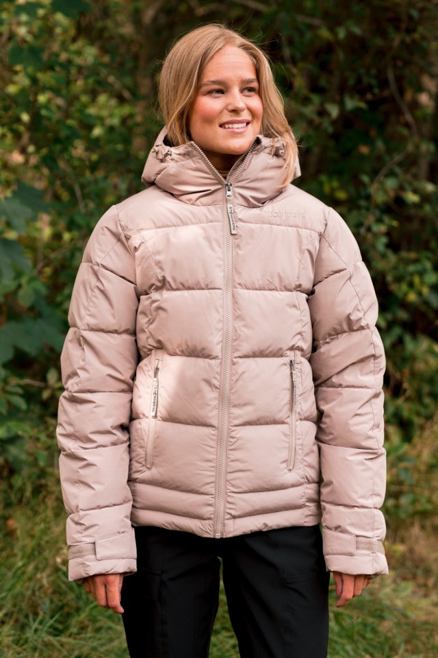 Vinterberg vattert jakke Mocha Meringue - 1