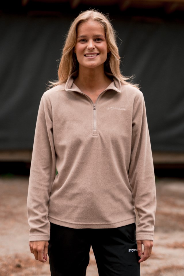 Marka fleecegenser Beige Dame - 1