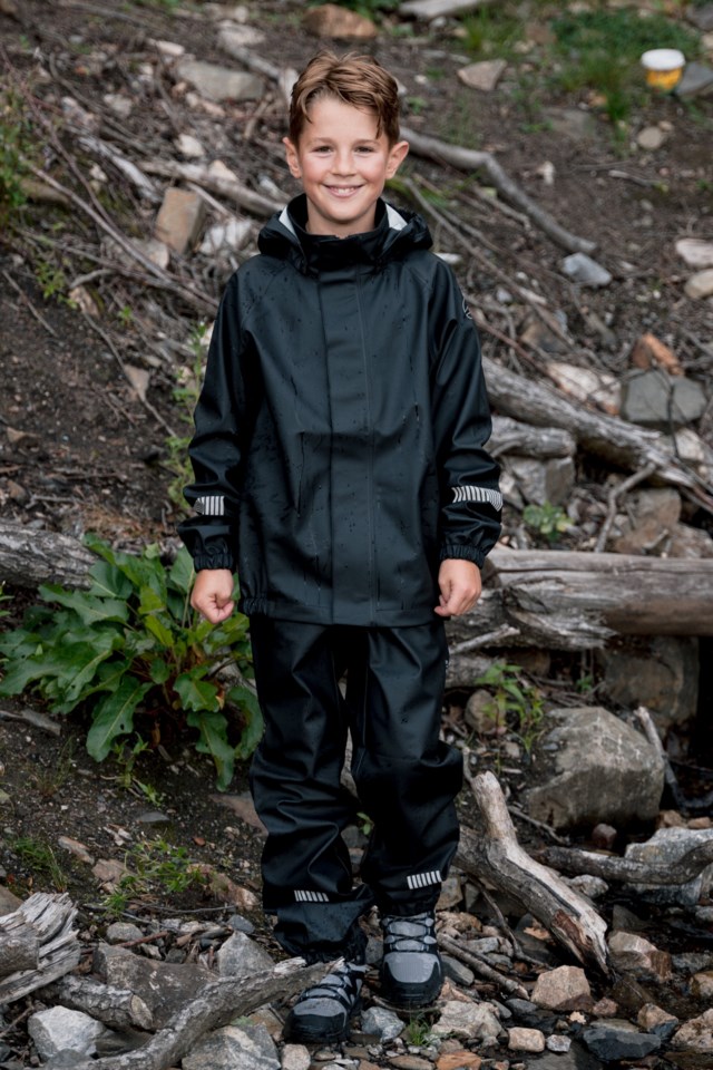 Stormflod regnbukse barn 8-14 Black Barn - 1