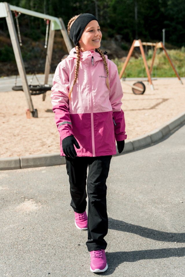 Loen skalljakke barn 8-14 Pink Barn - 1