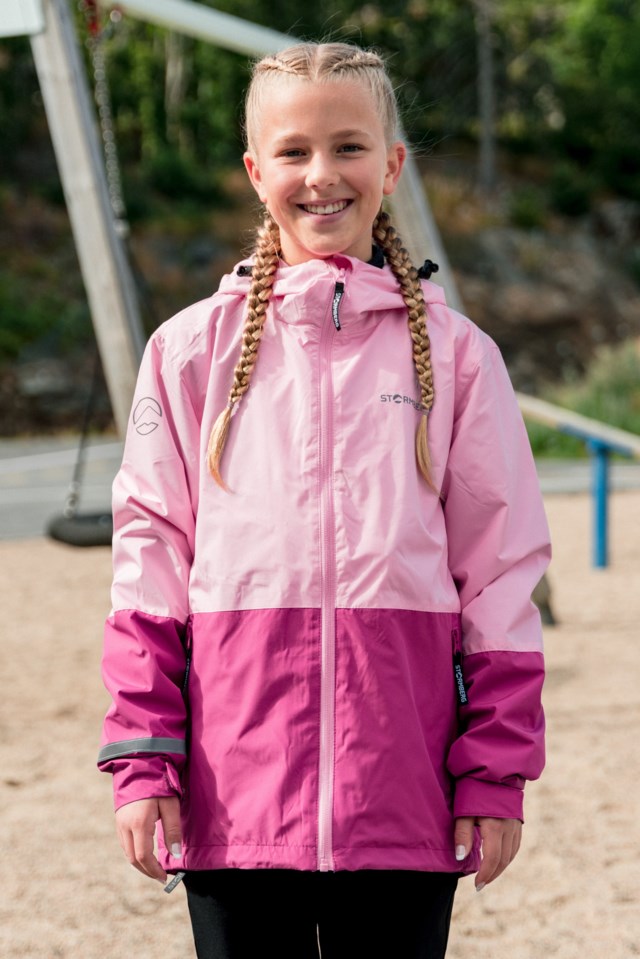 Loen skalljakke barn 8-14 Prism Pink / Rosé Sorbet - 1