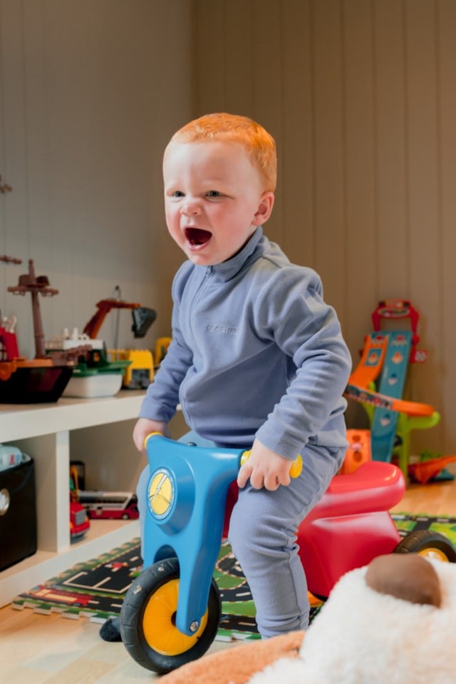 Marka fleecejakke barn 1-7 Blue Barn - 1